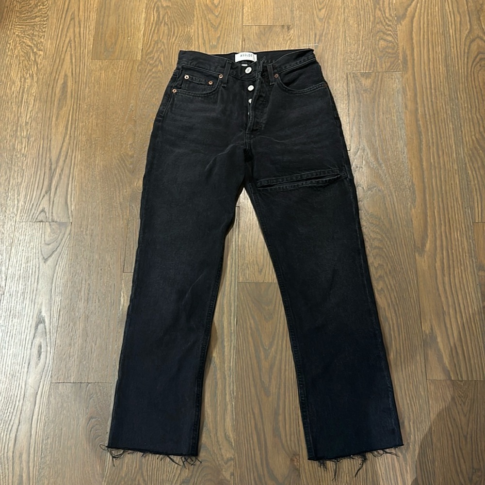 Agolde black jeans